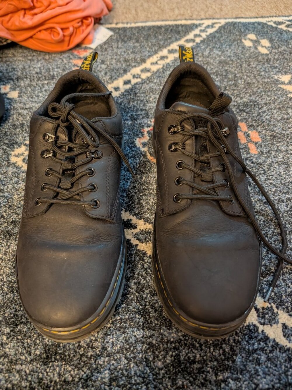 Dr. Martens Reeder Wyoming Black Leather Utility Shoes Men’s 13 UK 12 EU 47